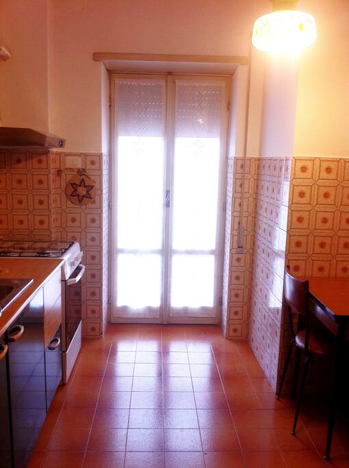La cucina luminosa
