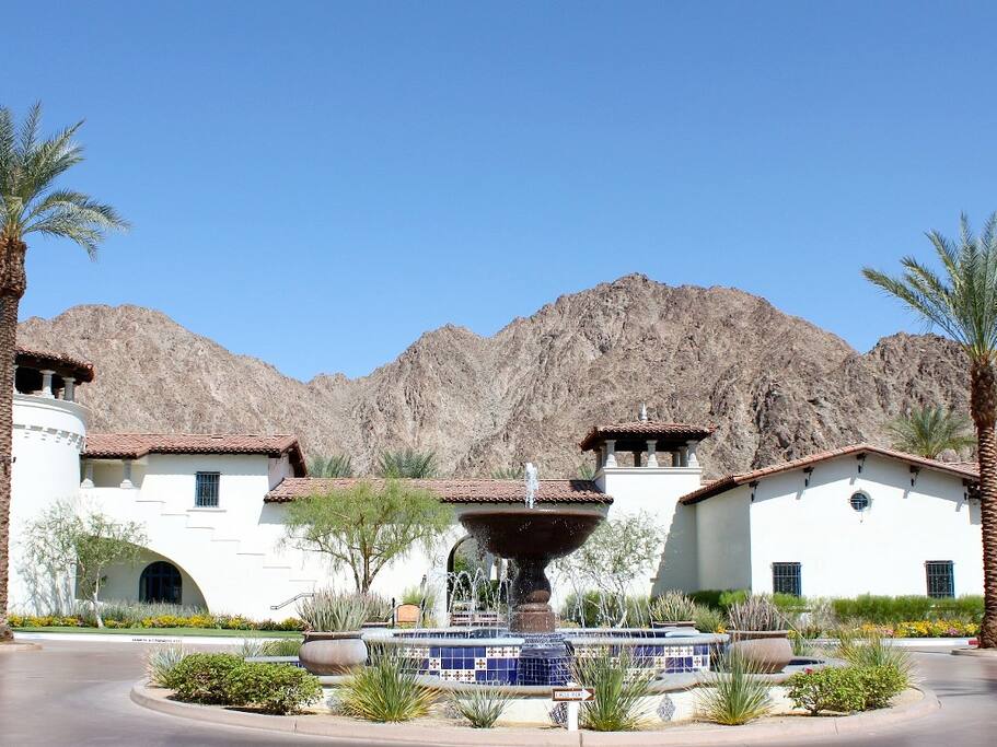 Charming Old World Main Resort Entrance