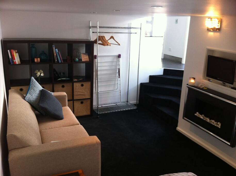 Double fold out sofa