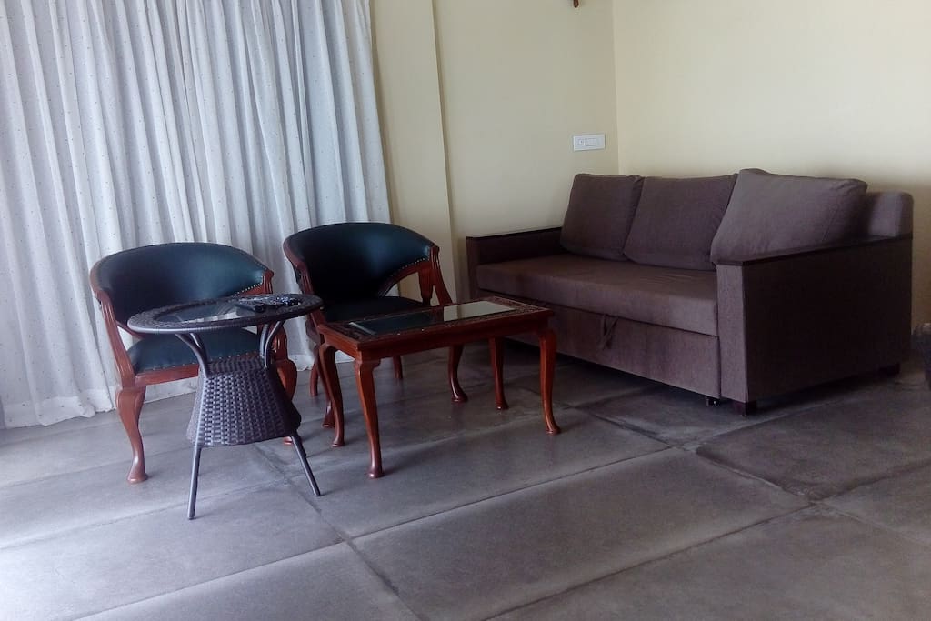 Living Room With Kitchen & Second Toilet