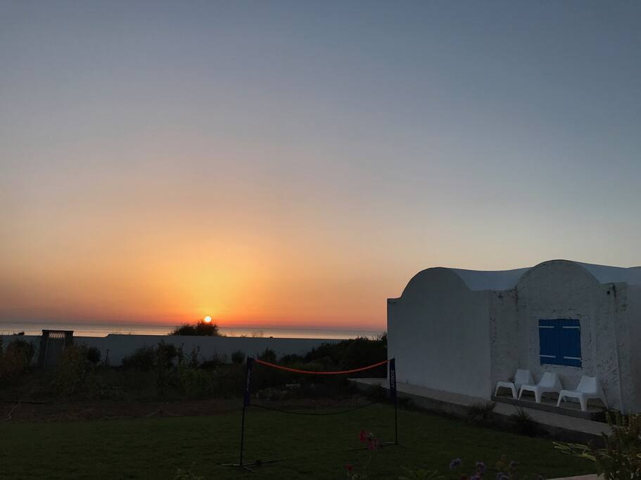Surise view from front terrace