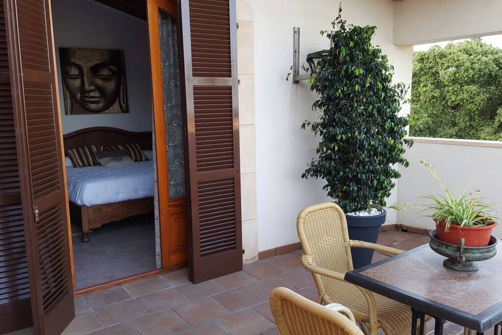 Outside terrace
