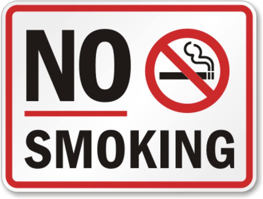 Our Home is strictly NO Smoking IN or OUT.