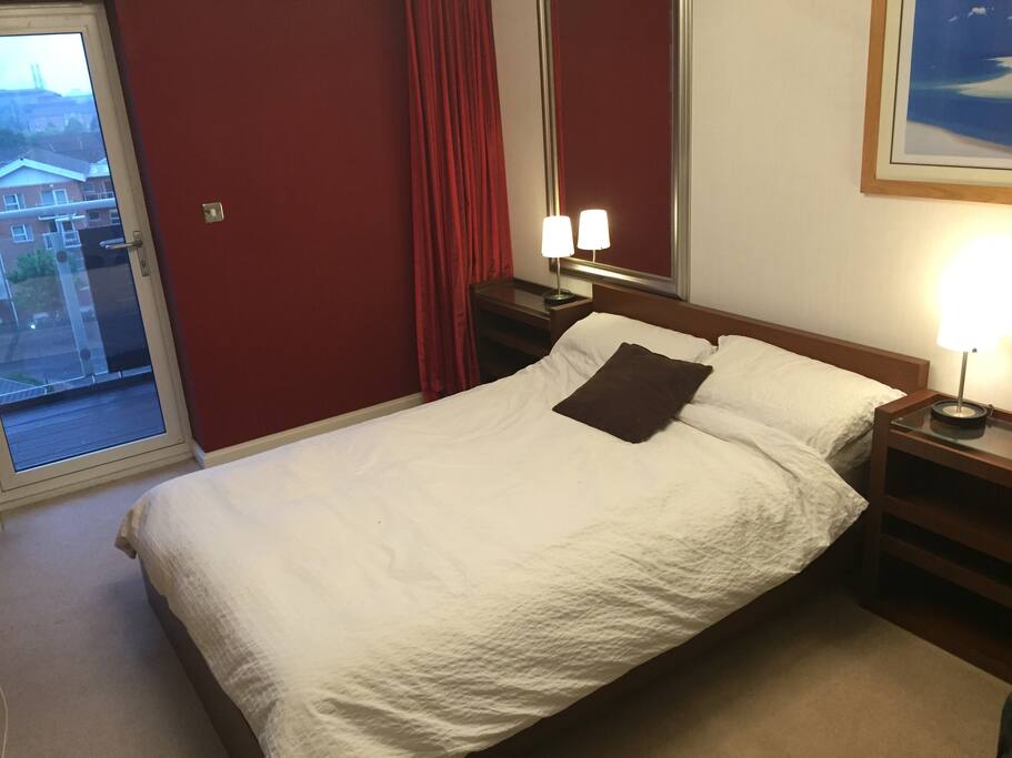 Private bedroom with balcony