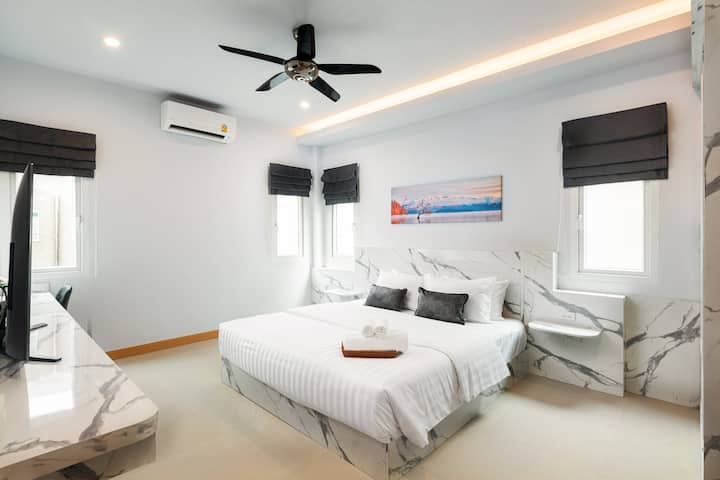 Chumba cha ghorofa ya chini no.1 na kitanda cha ukubwa wa King