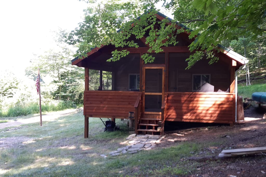 Rustic Cabin on Cacapon River for Private Getaway Cabins for Rent in