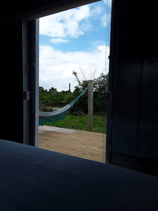 Vista da cama