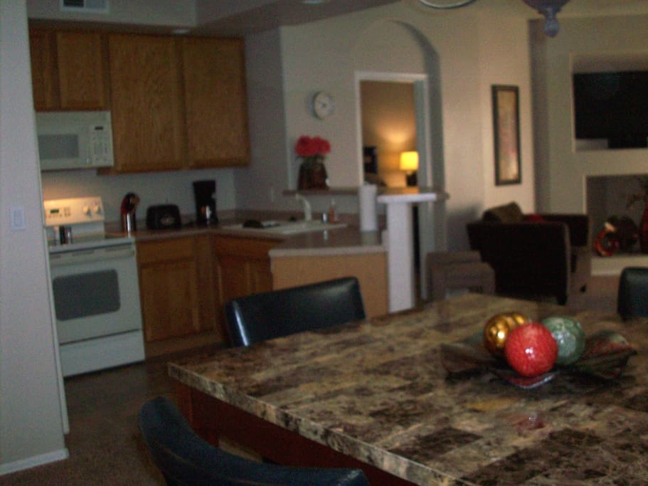 Kitchen and dining