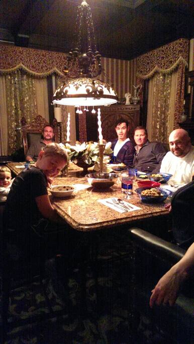 Formal Dining Room With Guests