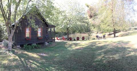 Cozy Cabin nestled on a beautiful horse farm #076