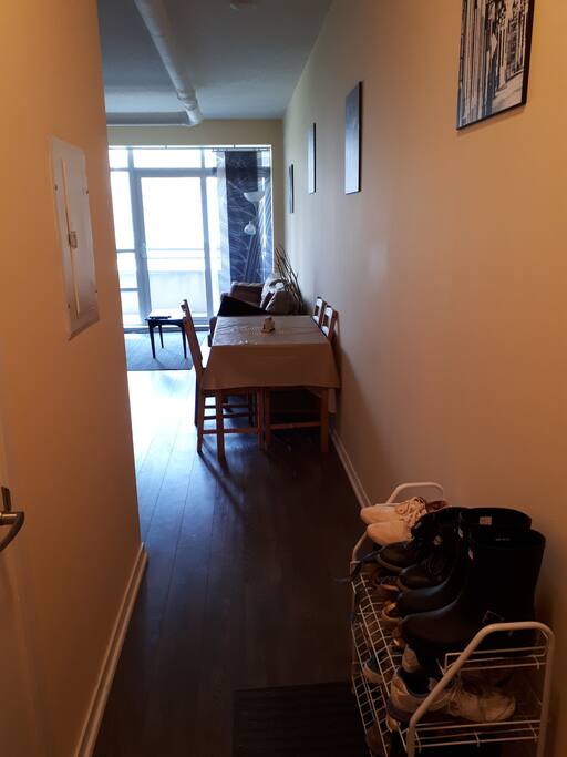Entrance - Hallway View into Suite