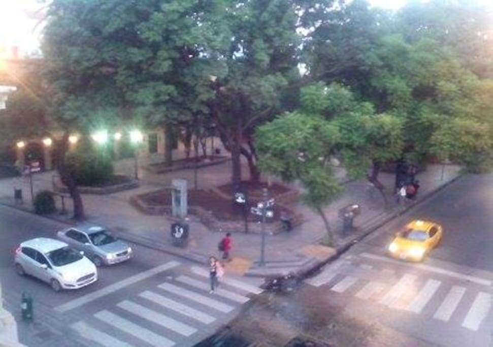 Vista desde el balcon