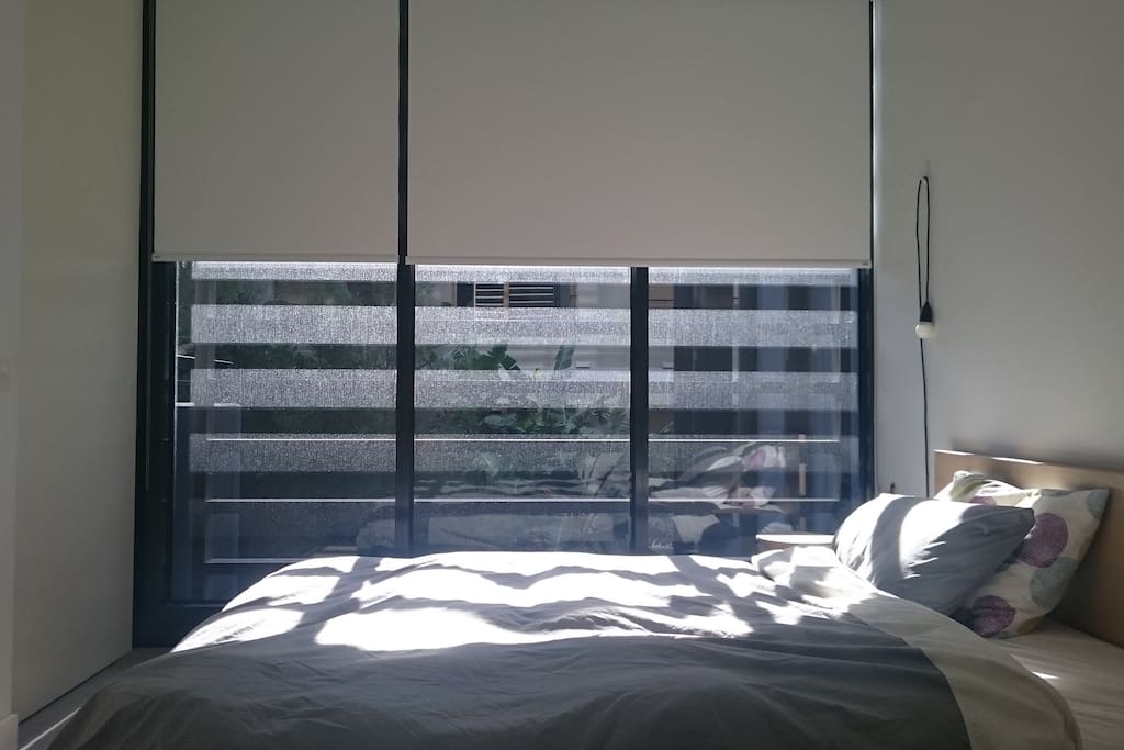 Double Bedroom + adjustable window blinds for full privacy