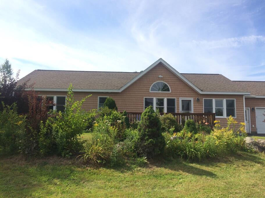 The front of the house
