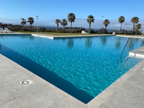 Beachfront apartment, steps from the beach