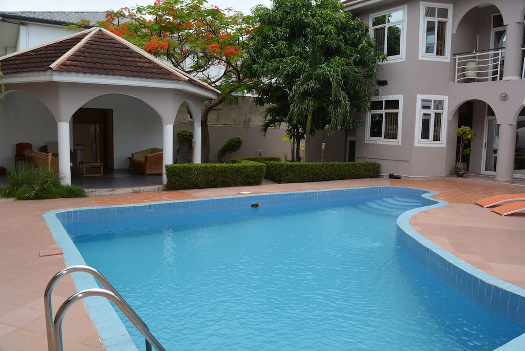 pool and gazebo lounge area.
