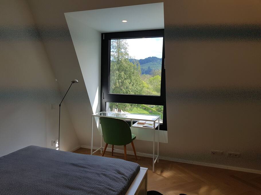 View to Blackforest and in Park with own desk