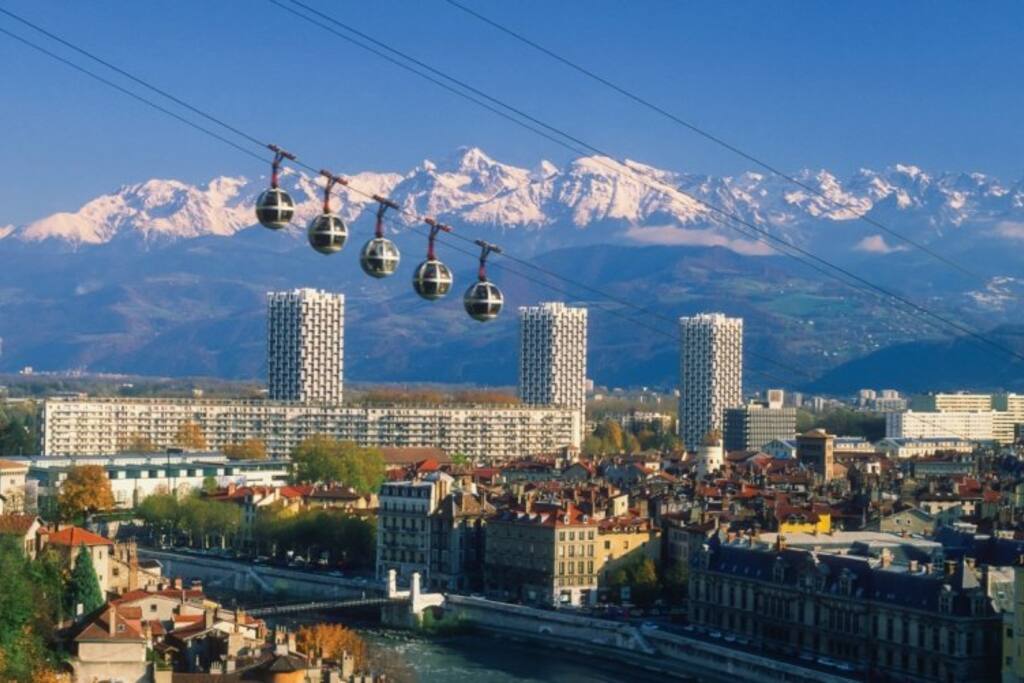 Le telepherique de la Bastille de Grenoble