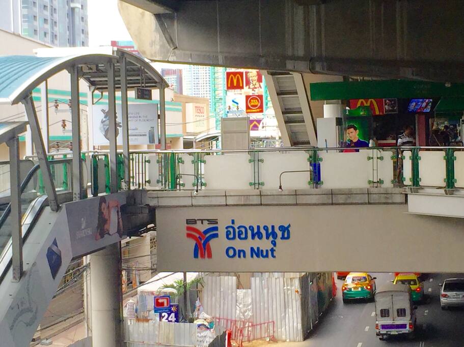 Opposite building is Lotus Supercenter where you can buy food and any stuffs