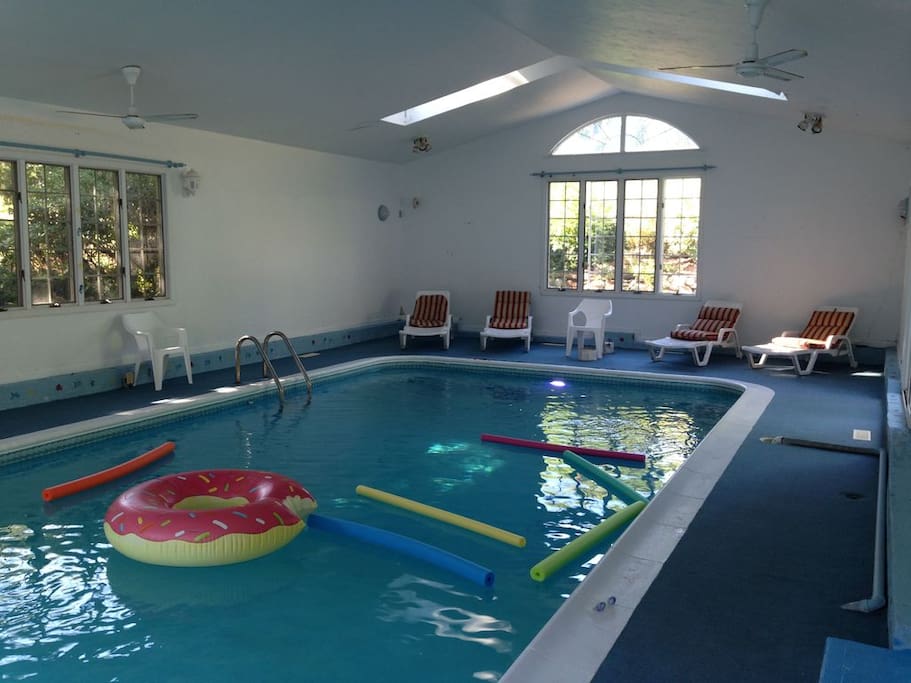 private indoor heated pool