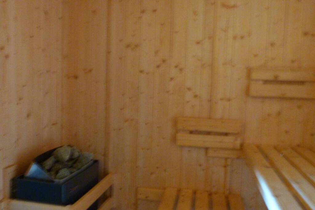 un sauna pour se réchauffer après une belle promenade bord de mer !