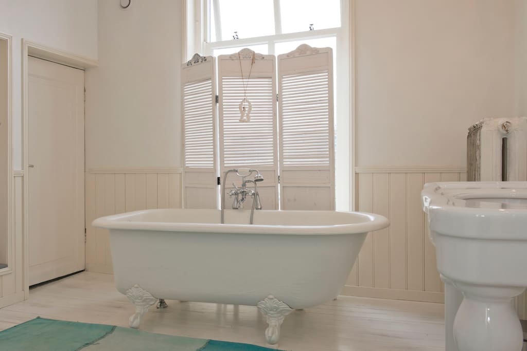With a beautiful (sometimes shared!) bathroom ensuite.