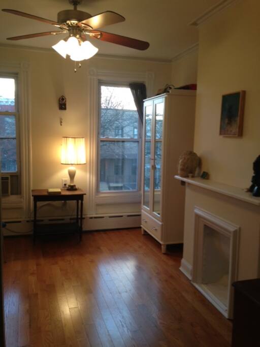 Our apartment comes complete with a cozy study/artist studio.