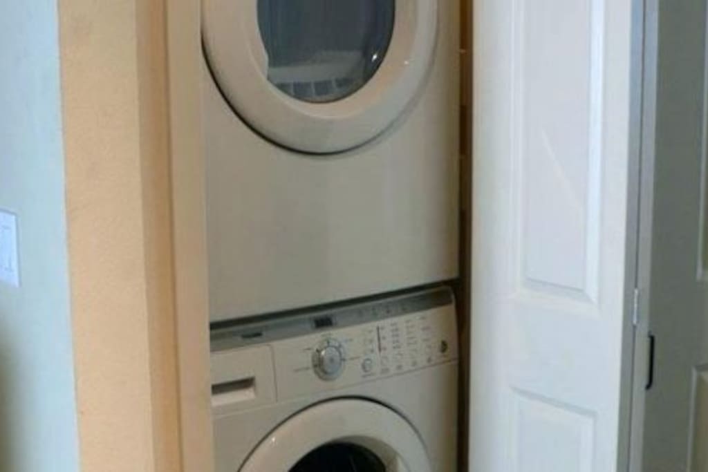 In-unit washer and dryer