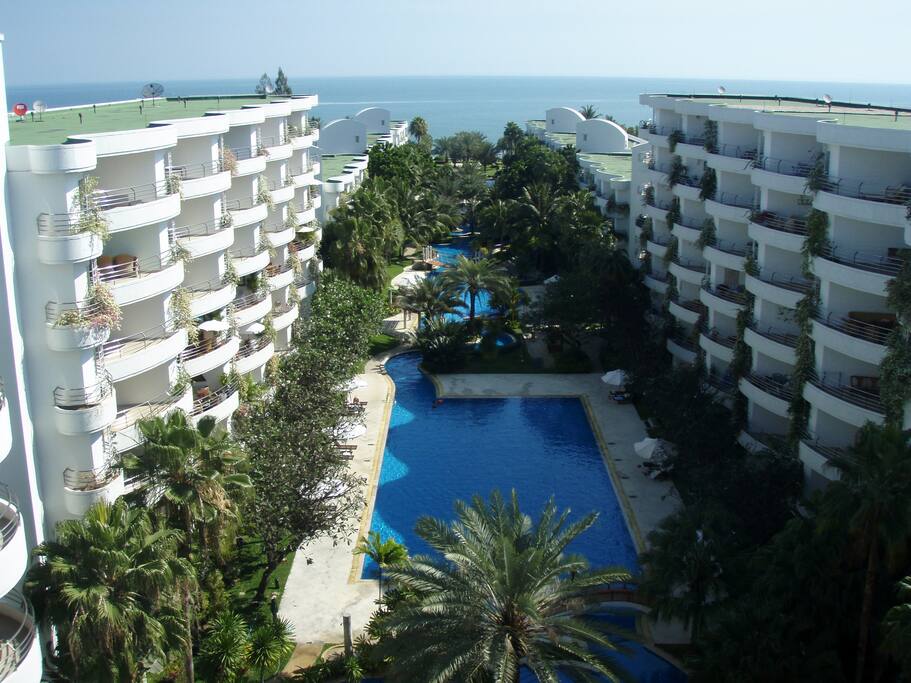 from top of Condo towards sea