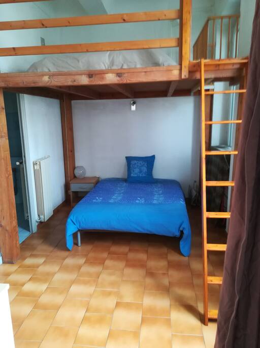 couchage sous mezzanine