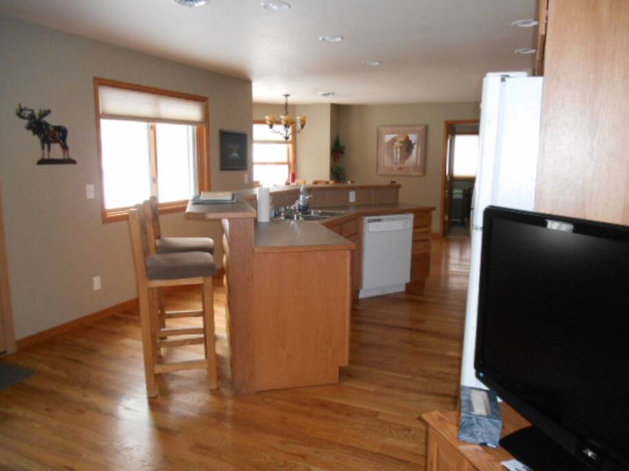 large accessible kitchen.