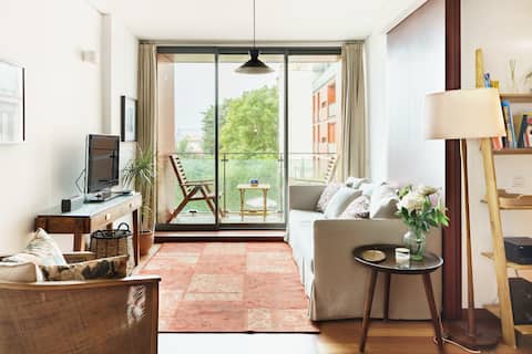 Top Airbnb: Space Luxury and River View with Balcony em Estrela