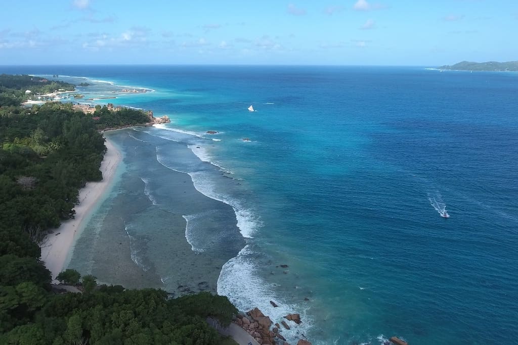 La Digue West Coast.