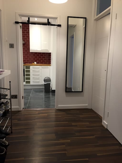 Entrance hall looking at the kitchen