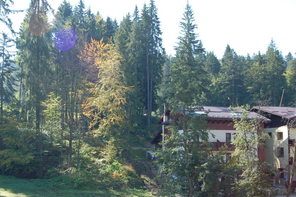 You can enjoy the beautiful view from balcony