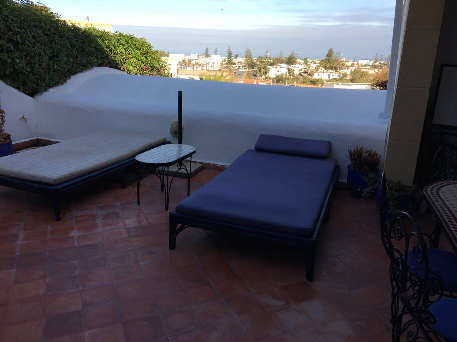 Patio avec 2 bed