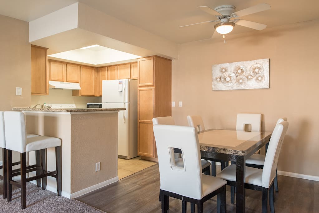 Dining room and Kitchen Combo