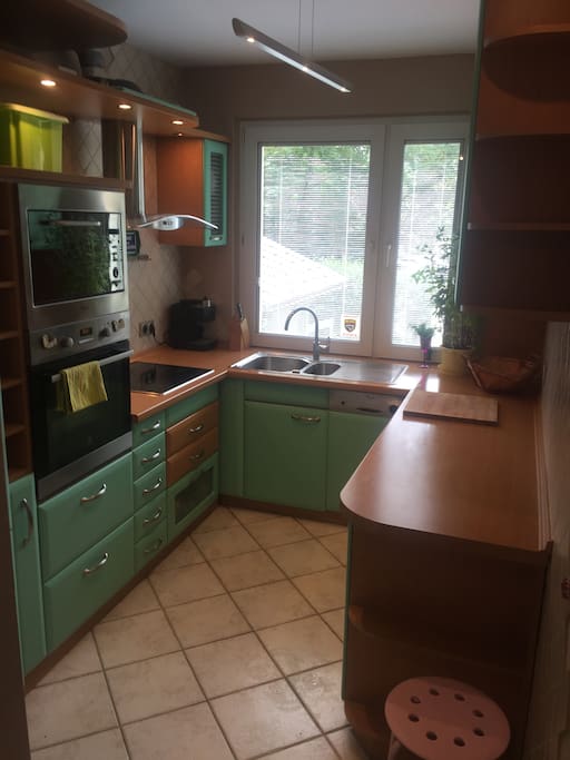 Kitchen with full equipment