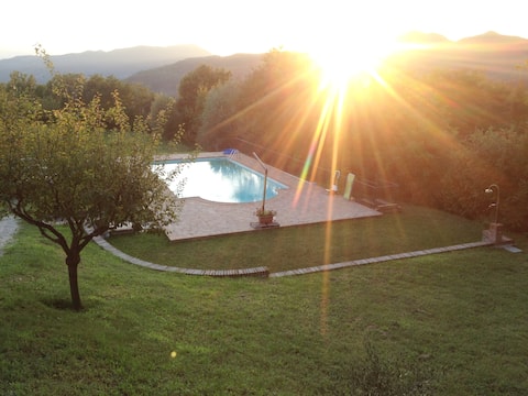 Sunset on Monte Sole