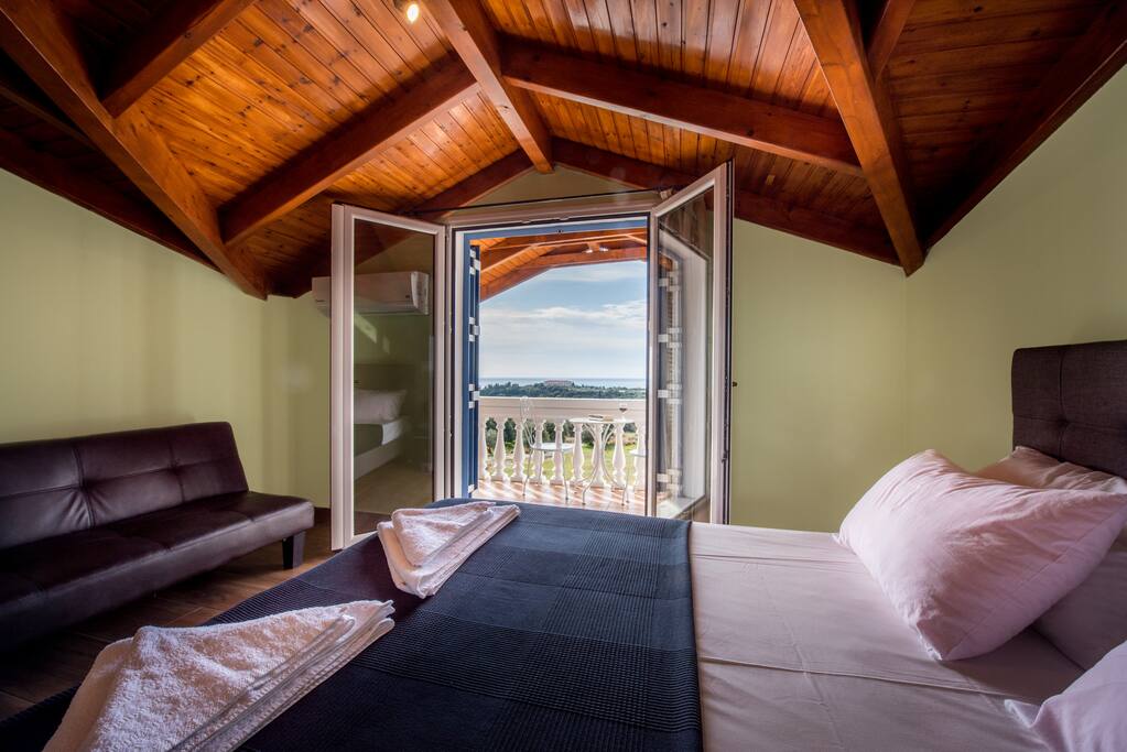 main bedroom and sofa bed