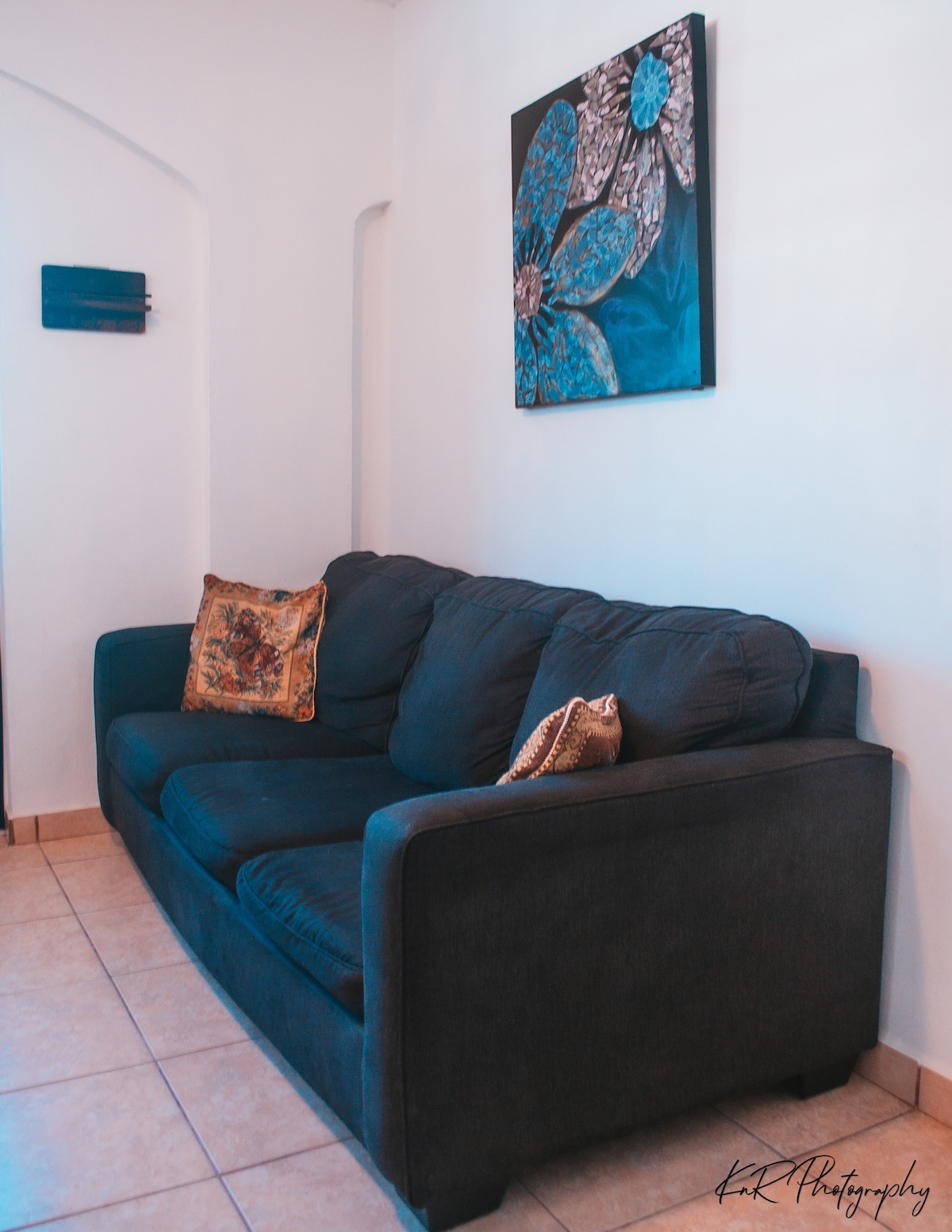 غرفة المعيشة.