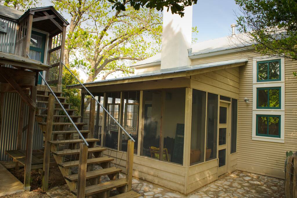 Back Porch of My Refuge leading to
the Hiding Place