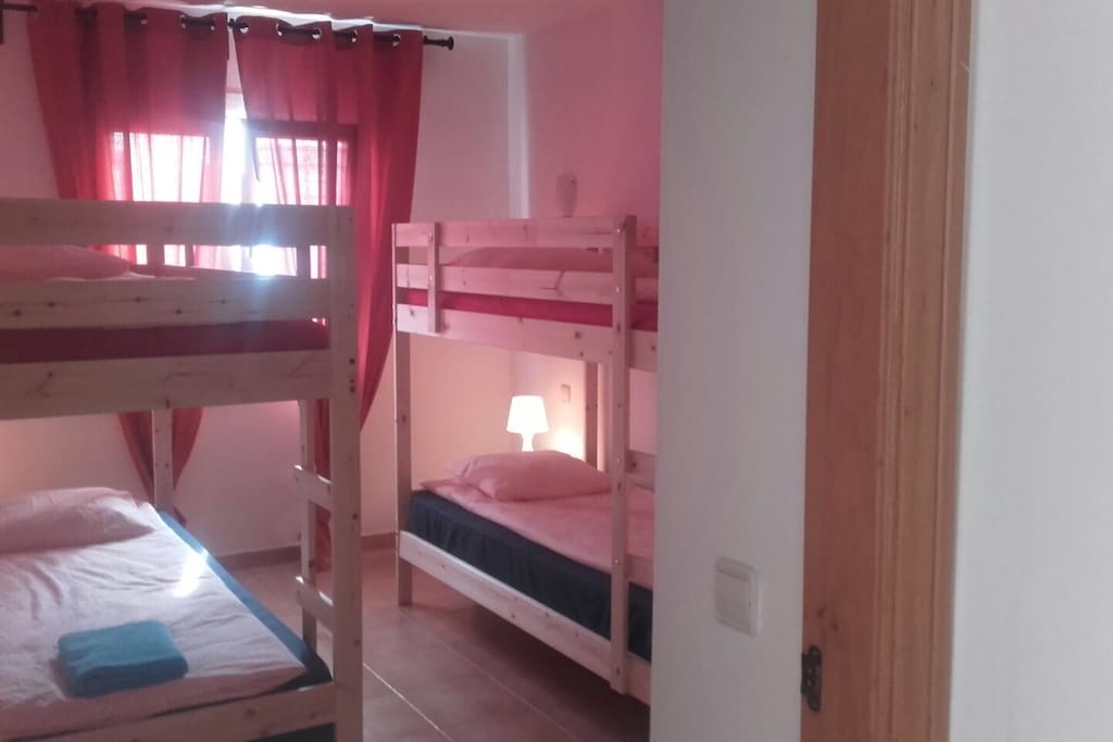 Dormitorio compartido 4 personas