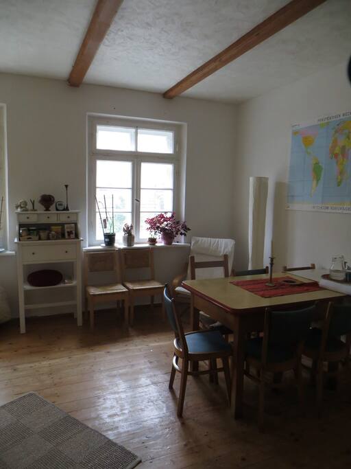 Unser gemeinsames Wohnzimmer für gemütliche Stunden.