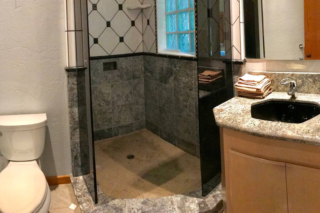 Enjoy your own private bathroom.