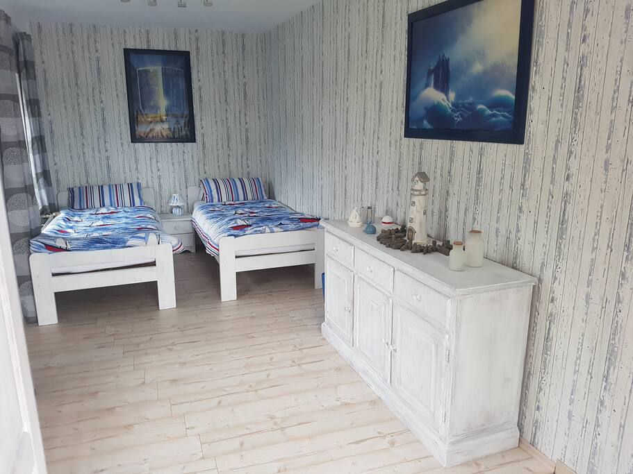 Das Zimmer mit den 2 Einzelbetten