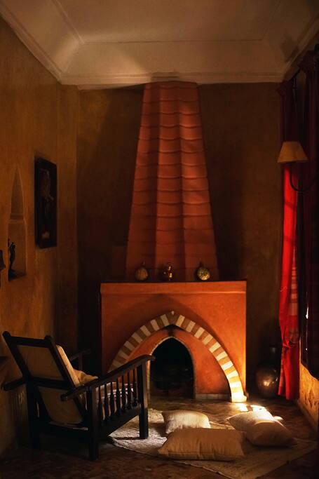 Salon cheminée