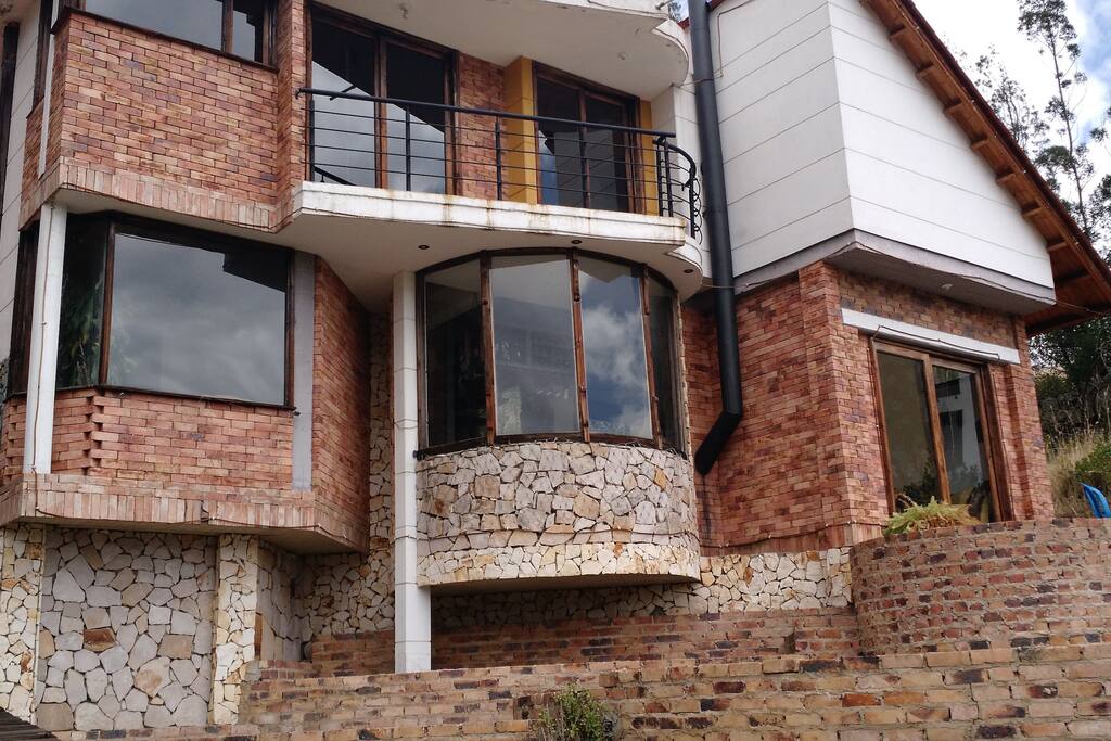 Balcony and north wing