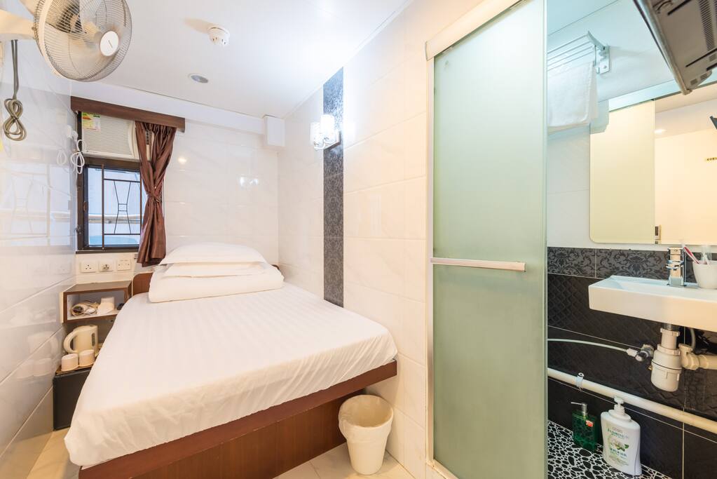 A double bed of 1.2M wide