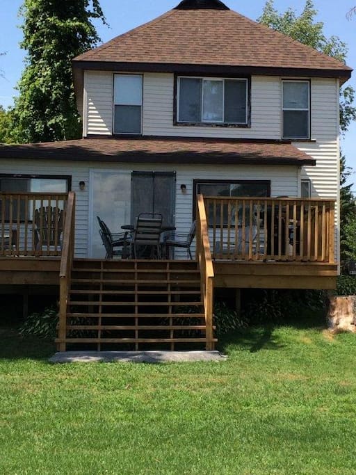 Large spacious deck